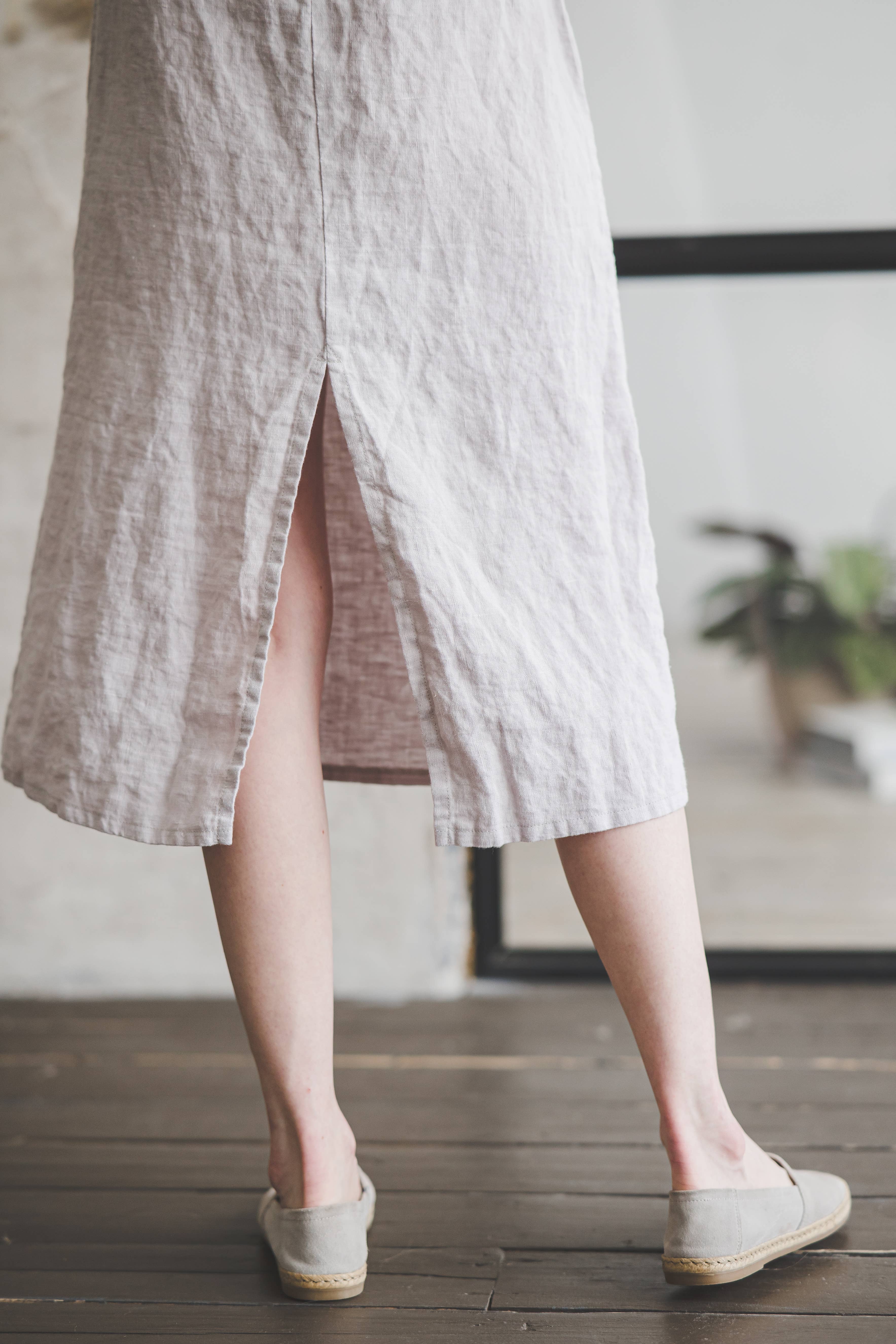 Epic Linen – wholesale Dress – Women's – Elegant Long Linen Dress4