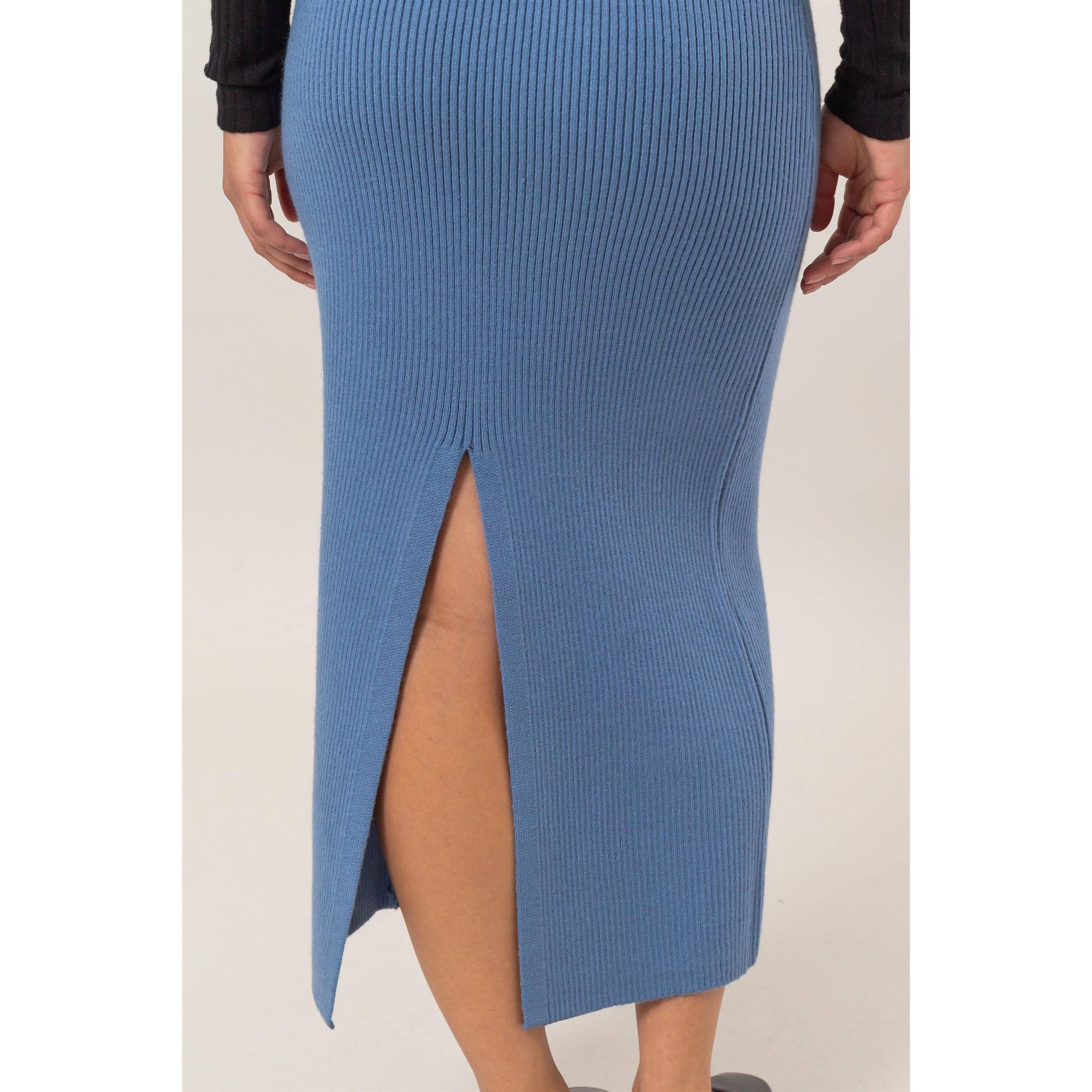 HYFVE – wholesale Skirt – Women’s – Ribbed Knit Midi Skirt10
