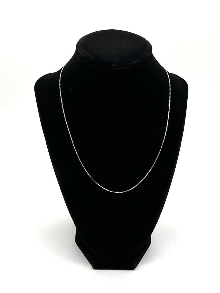 Argent sterling câble diamanté 0,9 mm pour la vente par Sterling Silver Chains