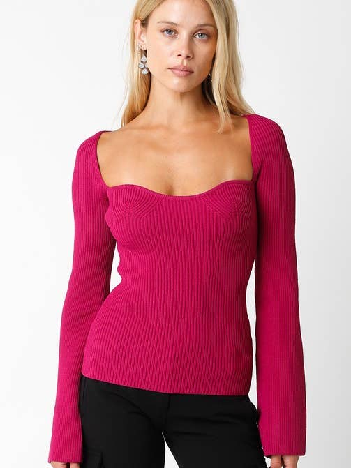 Alina Sweater for wholesale by Olivaceous