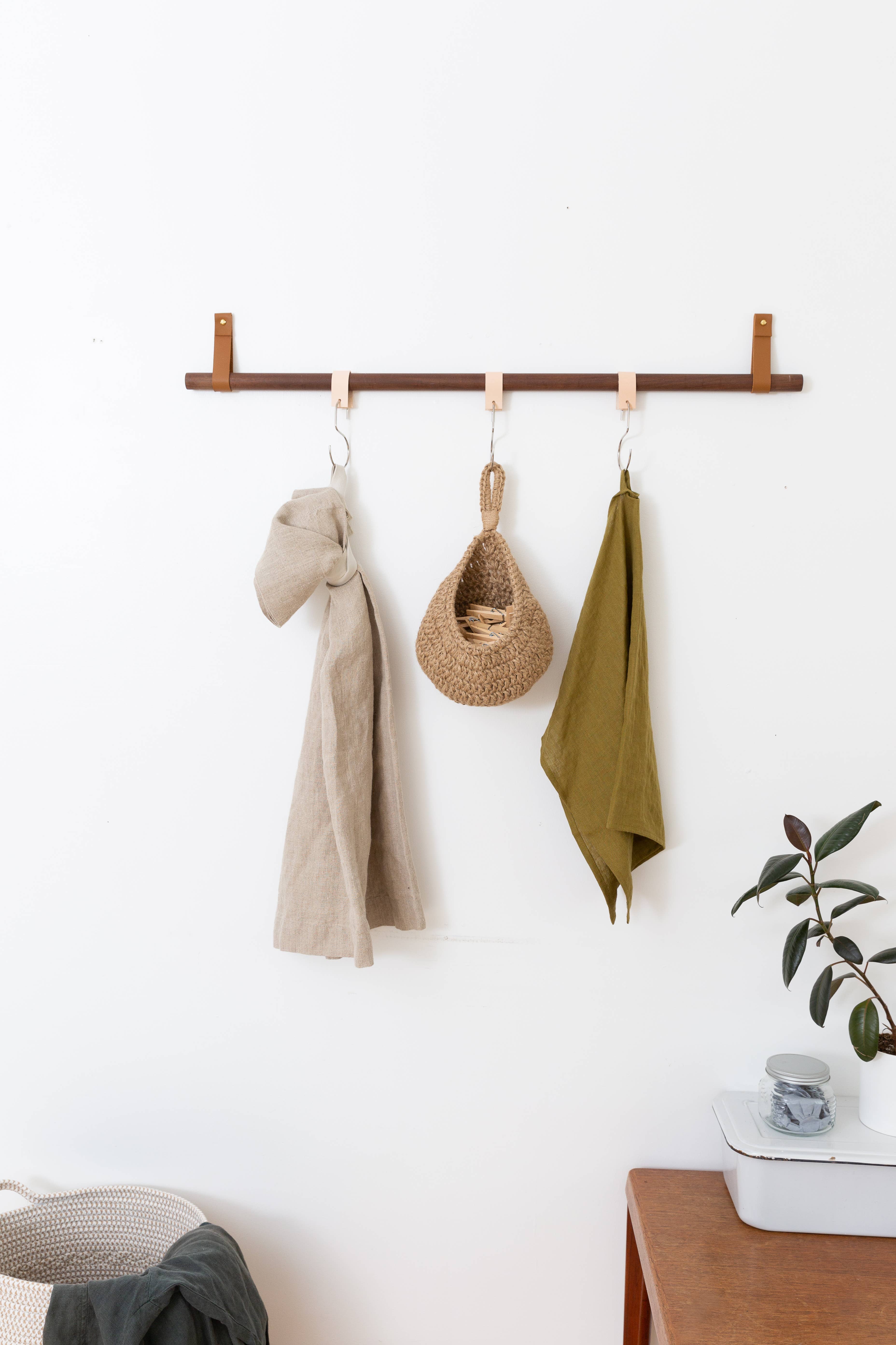 Keyaiira - Wholesale Wall Hook - Leather Loops & Hooks [Set of 3]11