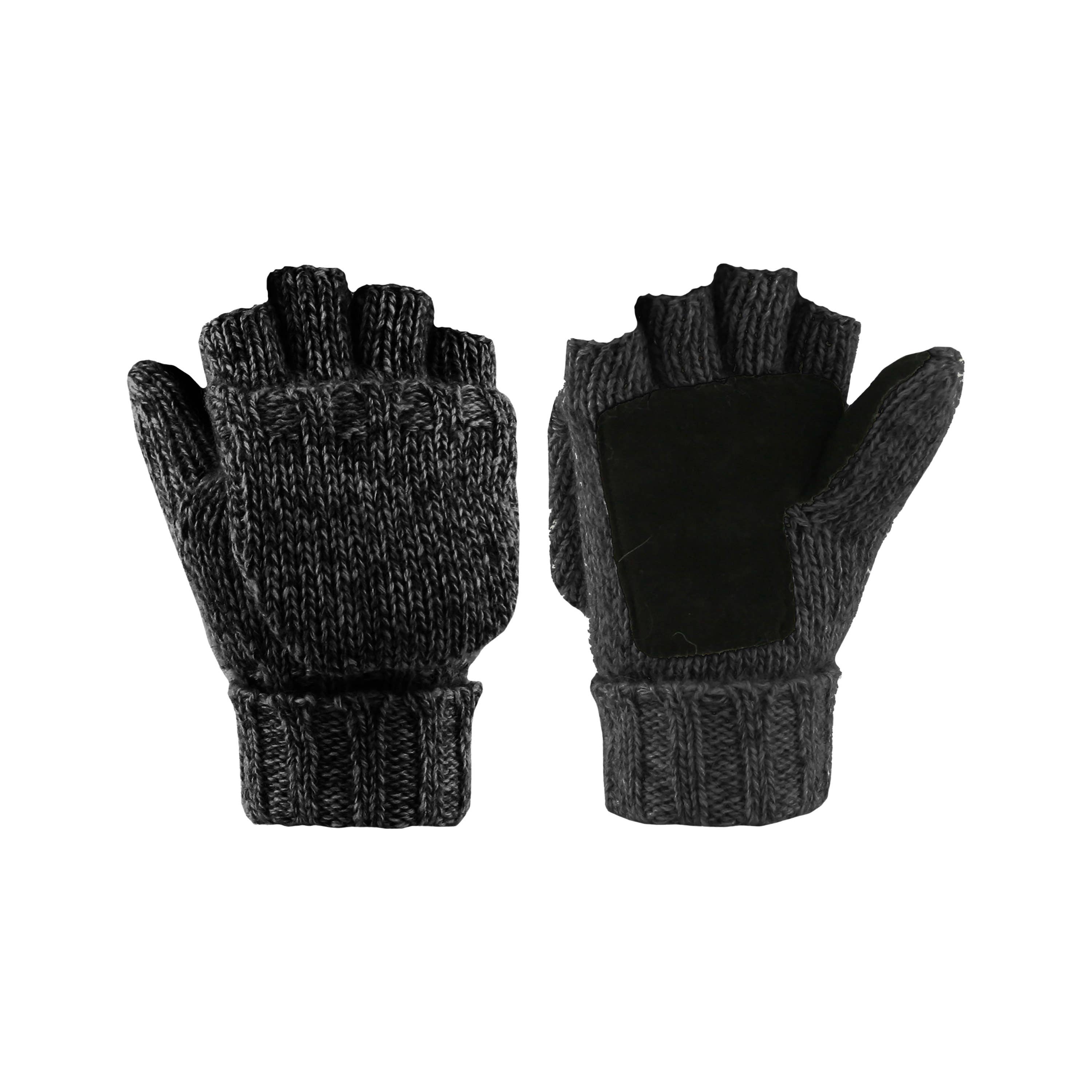 Grand Sierra - Wholesale Gloves - Men's - Mens Marled Ragg Wool Glomitt - 890921