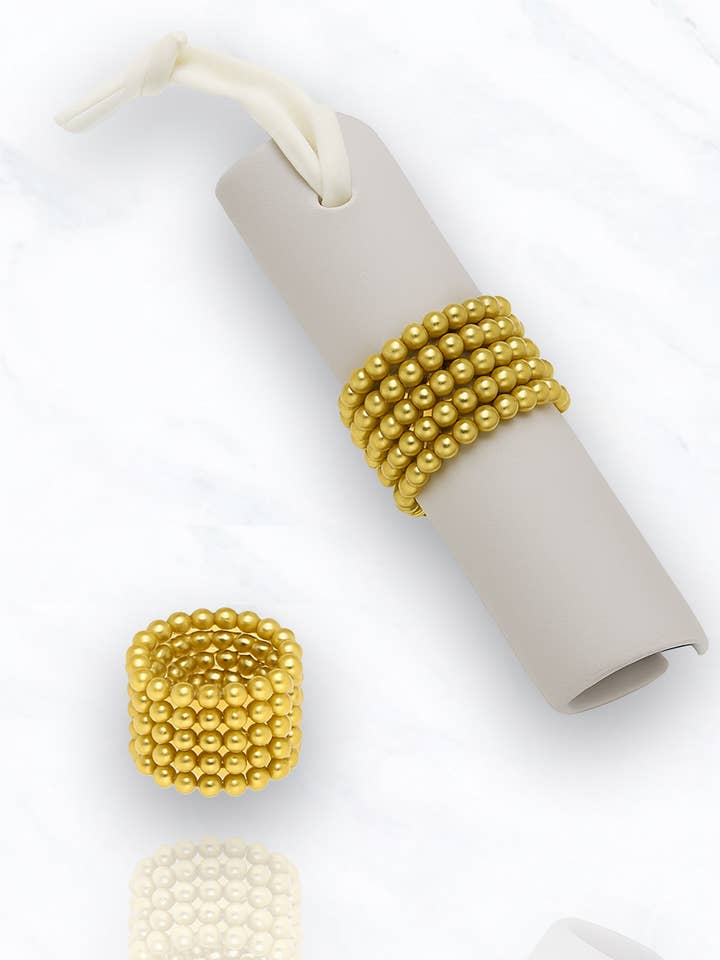 3mm Bead 5-Strand Stretch Ring for wholesale by Suzie Q USA