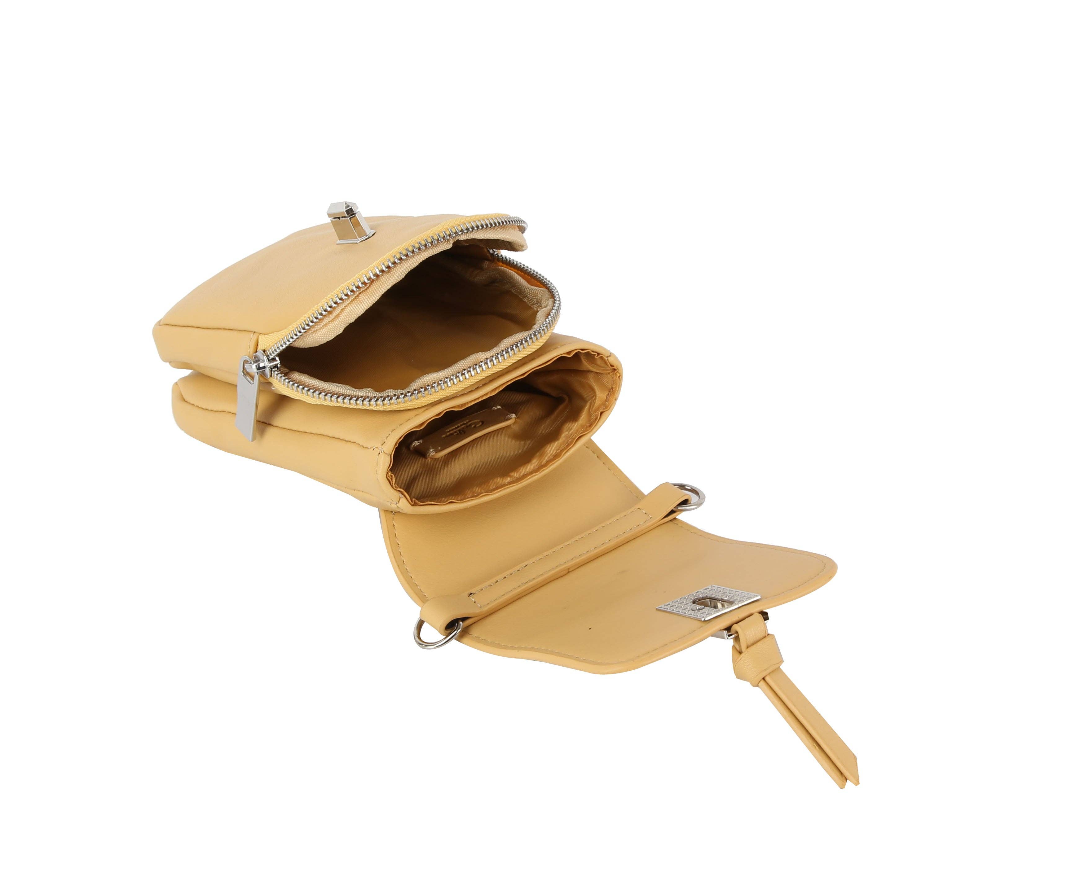 Handbag Factory Corp - Wholesale Crossbody Bag - Women's - Metal closure phone crossbody10