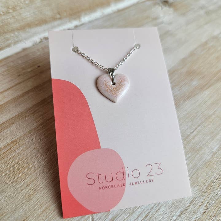 Studio 23 Ceramics - Wholesale Individual Charm/Pendant - NEW DESIGN Pendant Heart