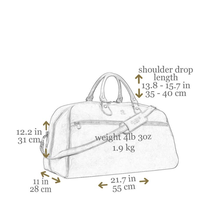 Time Resistance - Wholesale Weekender Bag - Men's - Leather Duffel Bag - Fear and Loathing in Las Vegas10