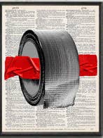 LOT DE 3 PIÈCES D'ART MURAL LIÉES AVEC DU RUBAN ADHÉSIF pour la vente par ARTNWORDZ LLC