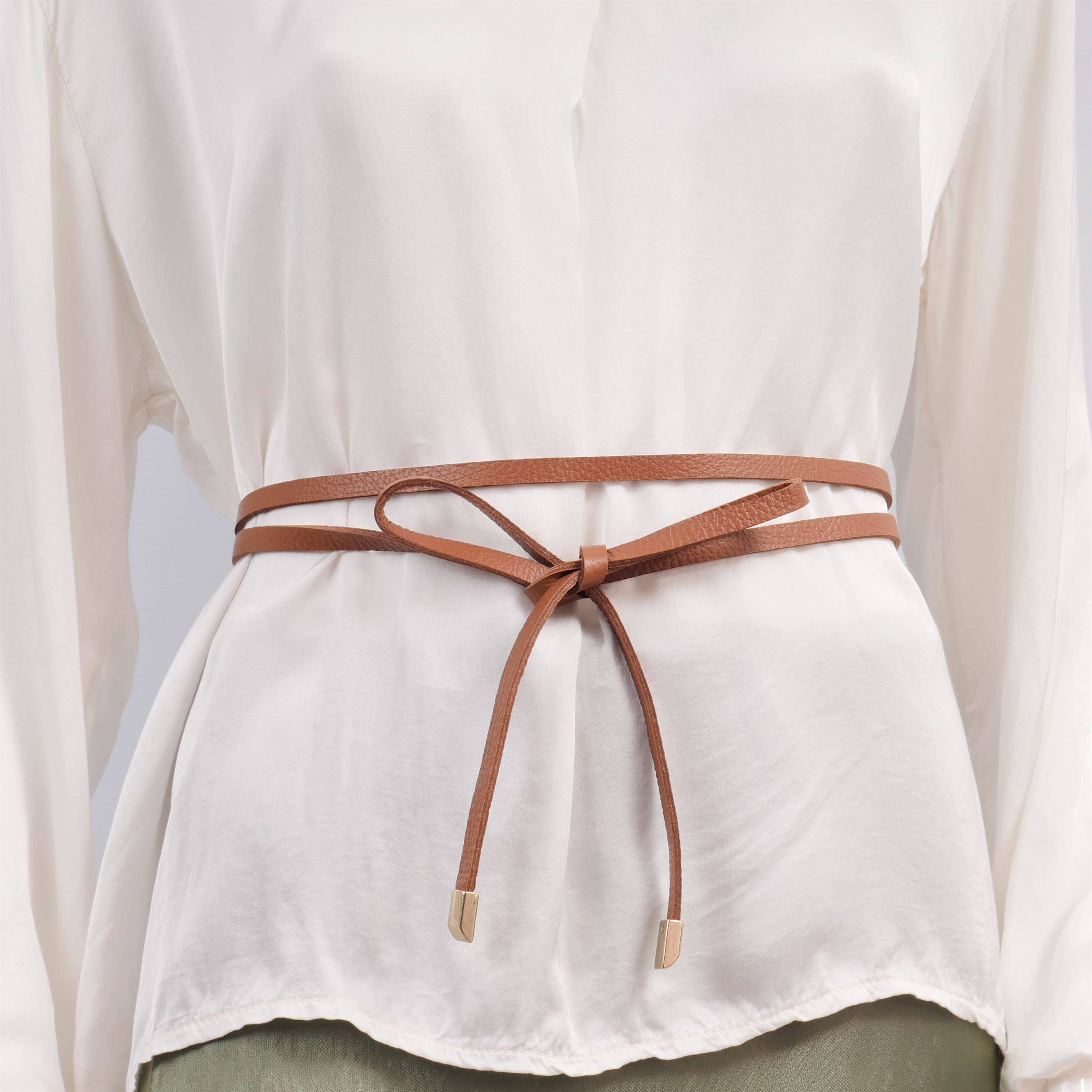 Cecile Wang - Vendita all'ingrosso Cintura - Donna - Cintura a corda in pelle BK0078