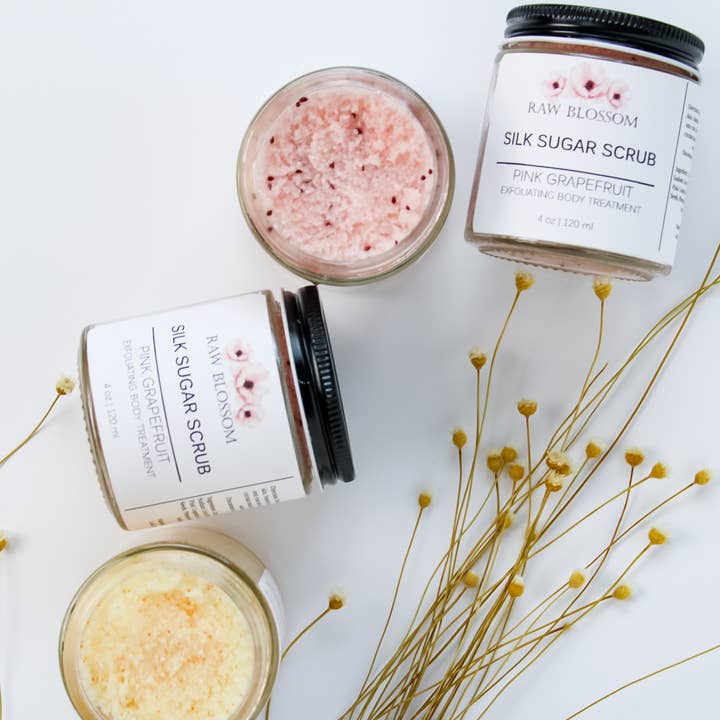 Raw Blossom - Vente Gommage/exfoliant pour le corps - Gommage au sucre fouetté0