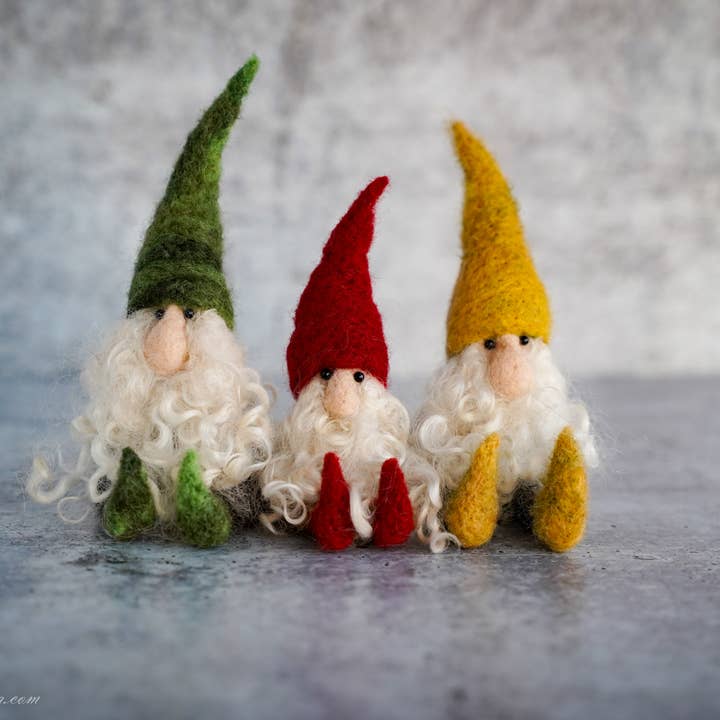 Bear Creek Felting - Wholesale DIY Craft Kit - Gnome Needle Felting Kit6