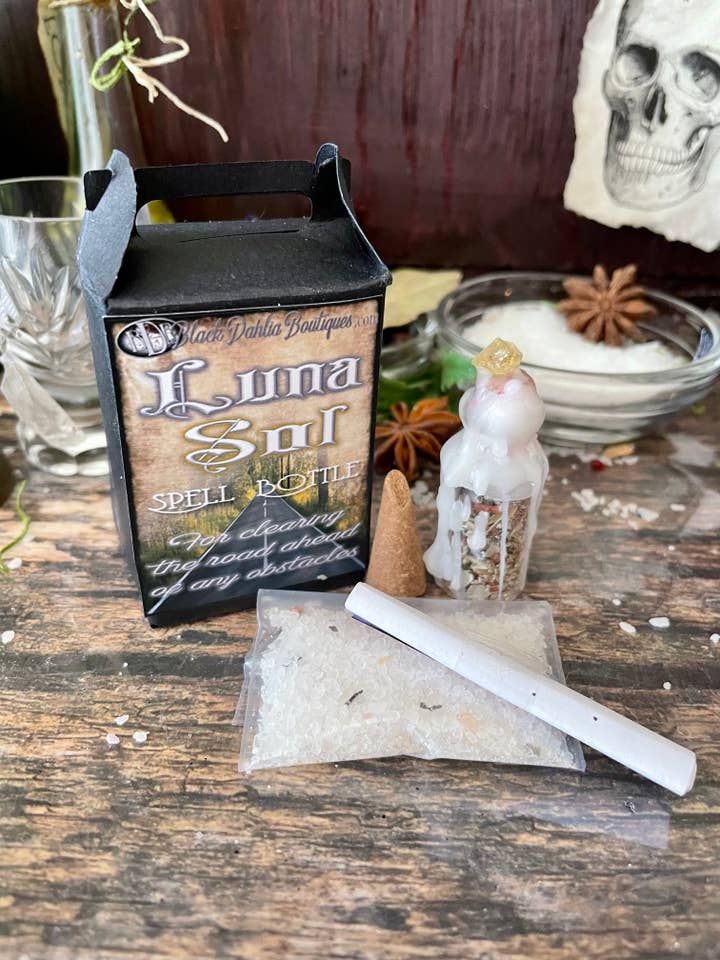 Bouteille à sorts ROAD OPENER | Kit de sorts | Outils de sorcellerie pour la vente par Black Dahlia Boutiques