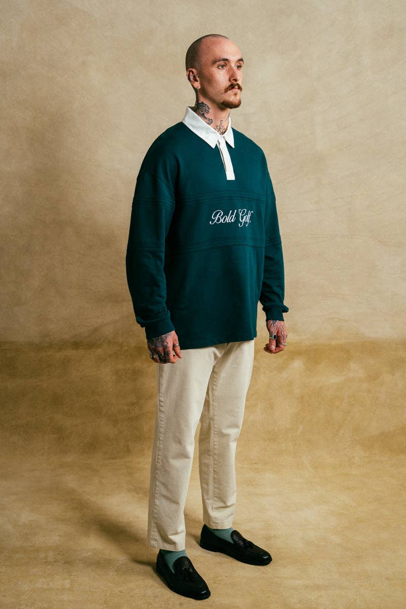 Forest Green Script Heavyweight Jersey - Heritage Edition for wholesale on Faire6