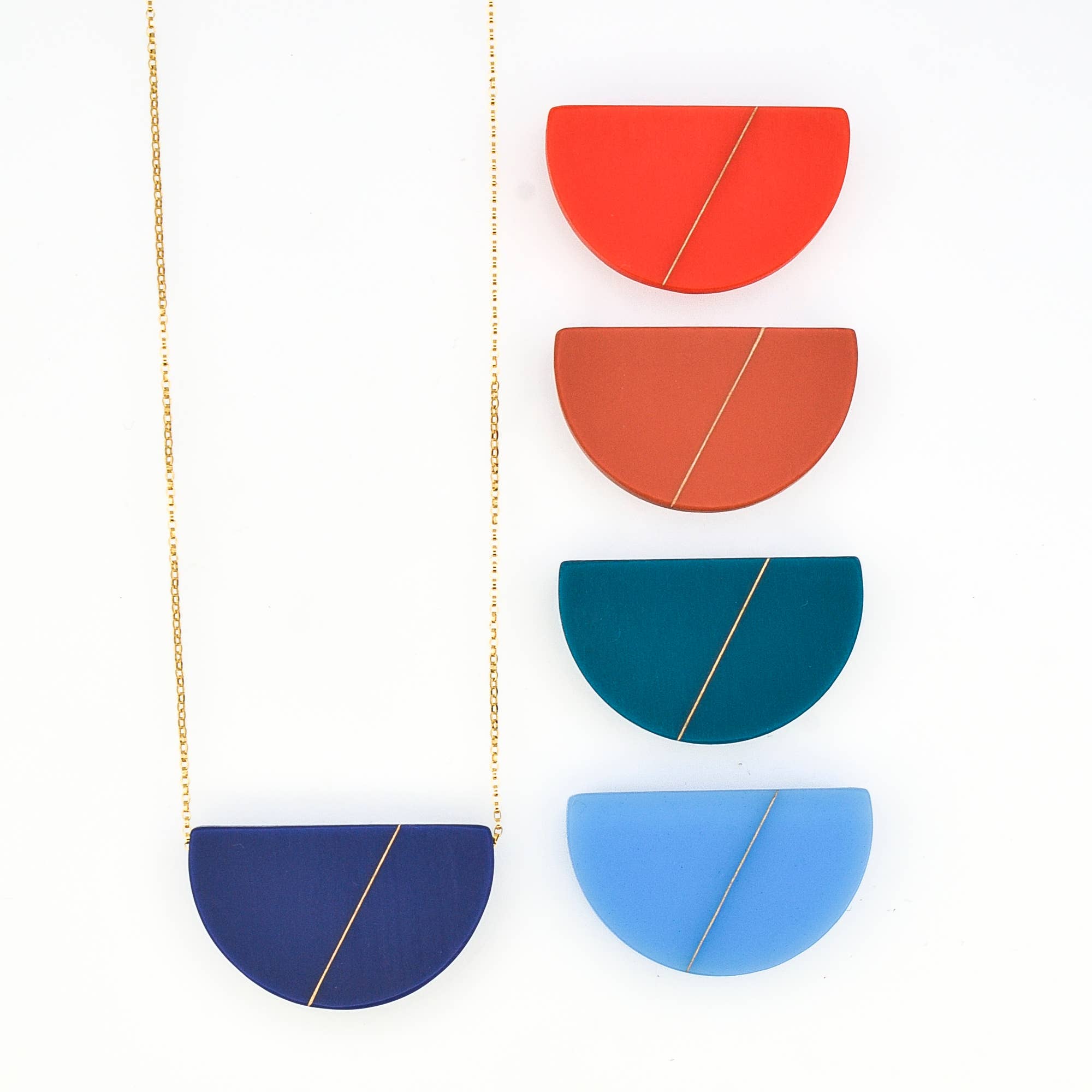 Bird of Virtue - Wholesale Pendant/Charm Necklace - Sofie · Minimalist Semicircle Necklace6