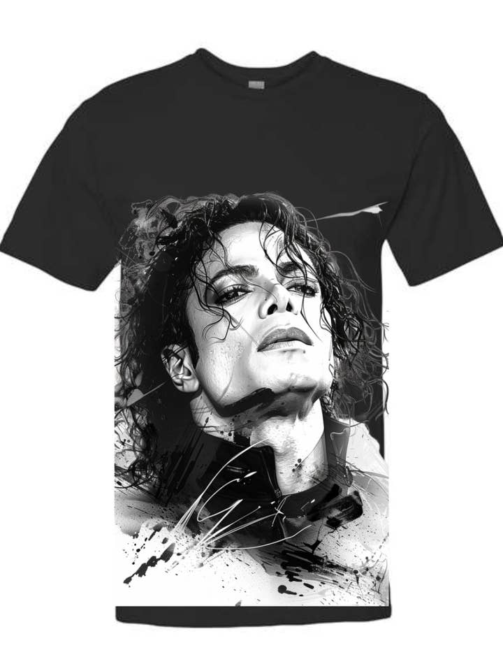 Black Music Legends Unique Graphic Tee - Michael Jackson for wholesale on Faire1