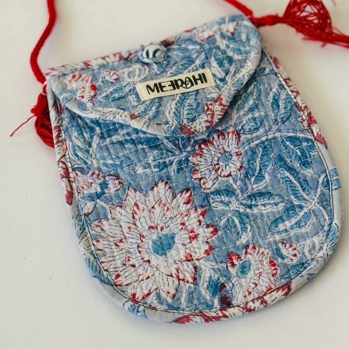 Meerahi - Wholesale Crossbody Bag - Kids - Quilted Floral Little Girl Purse | Mini Shoulder Bag