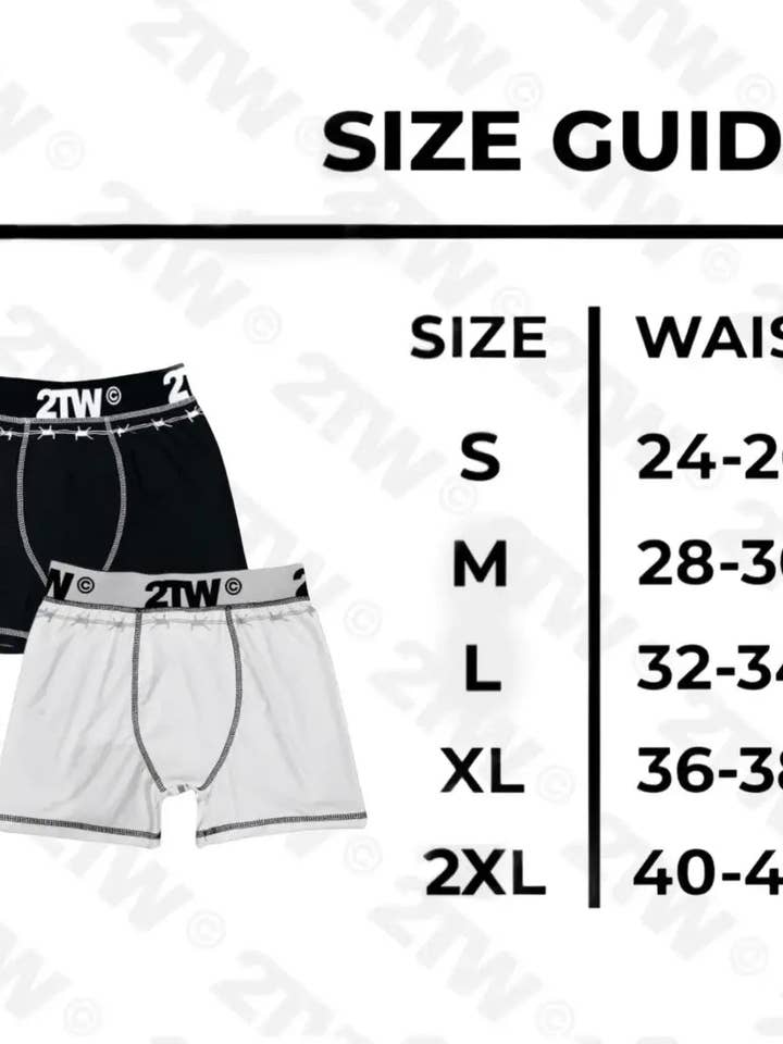 2THEWORLD - Wholesale Underwear – Men's - WHITE ESSENTIAL BOXERS5