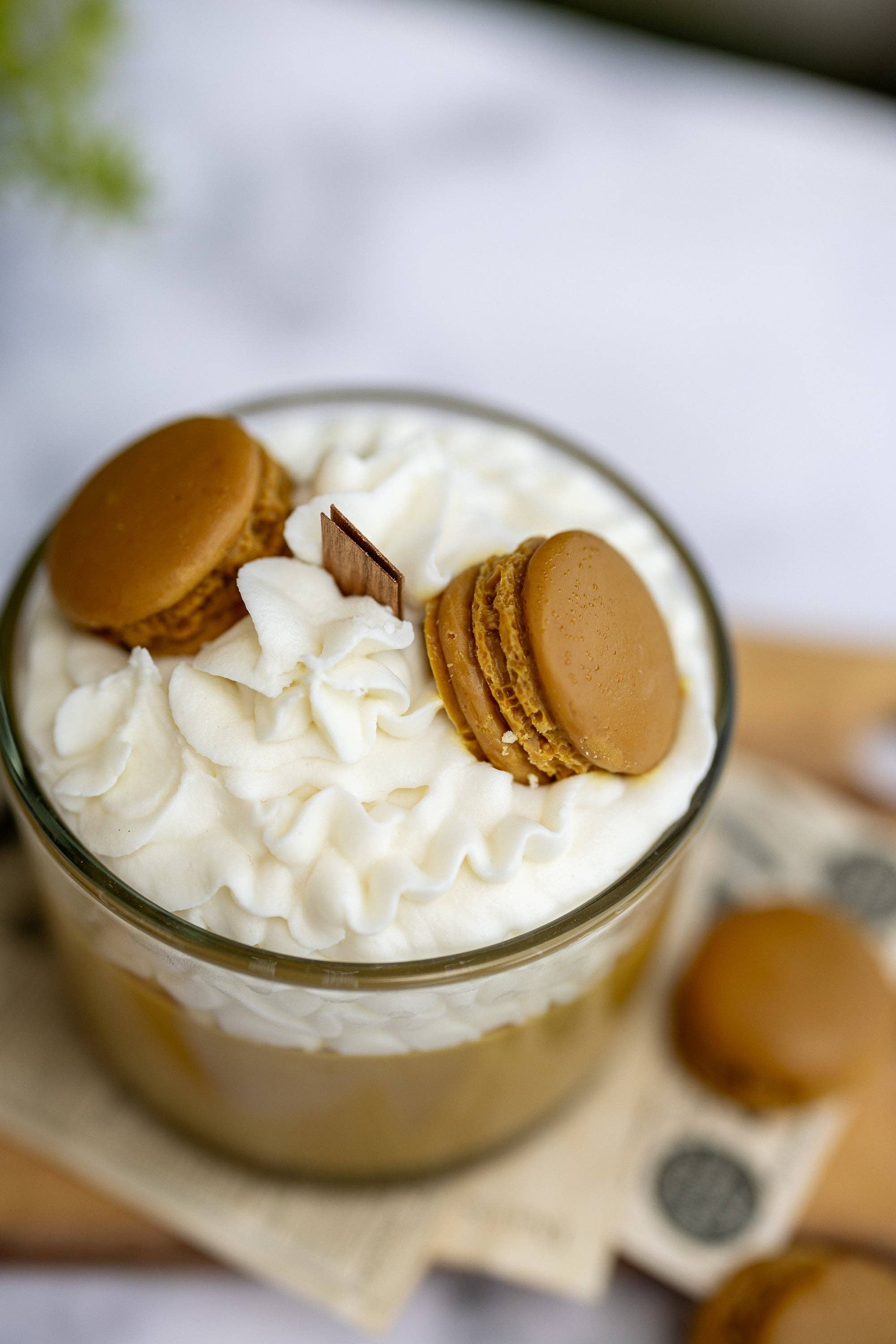 MySunshineCandless - Wholesale Novelty Candle - Espresso Scented Candle, Macaron Candle/Macaroons Candle/Whipped Candle/Dessert Candle/ Chocolate Candle/Gift for her/Macron Candle Soy Wax4