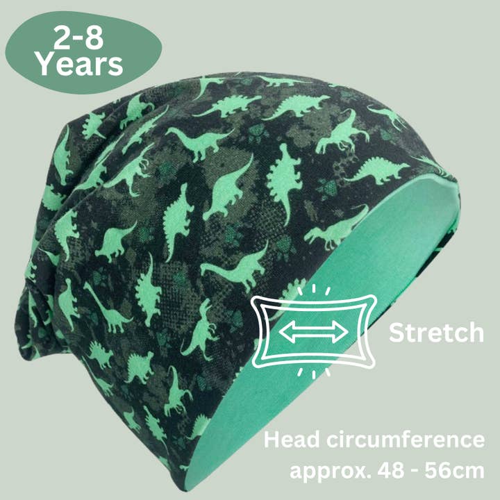 HECKBO - Vendita all'ingrosso Cappello - Neonati - Set cappello e sciarpa Dino, cappello da transizione