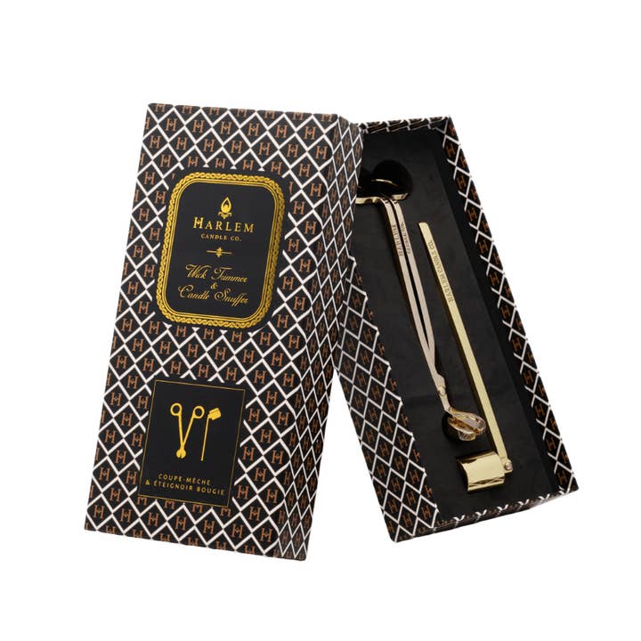 Harlem Candle Co - Wholesale Wick trimmer - Gold Wick Trimmer and Candle Snuffer