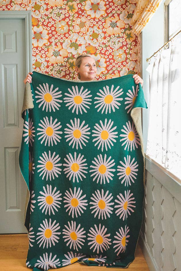 The House That Lars Built - Wholesale Throw Blanket - Bright Blooms Blanket2