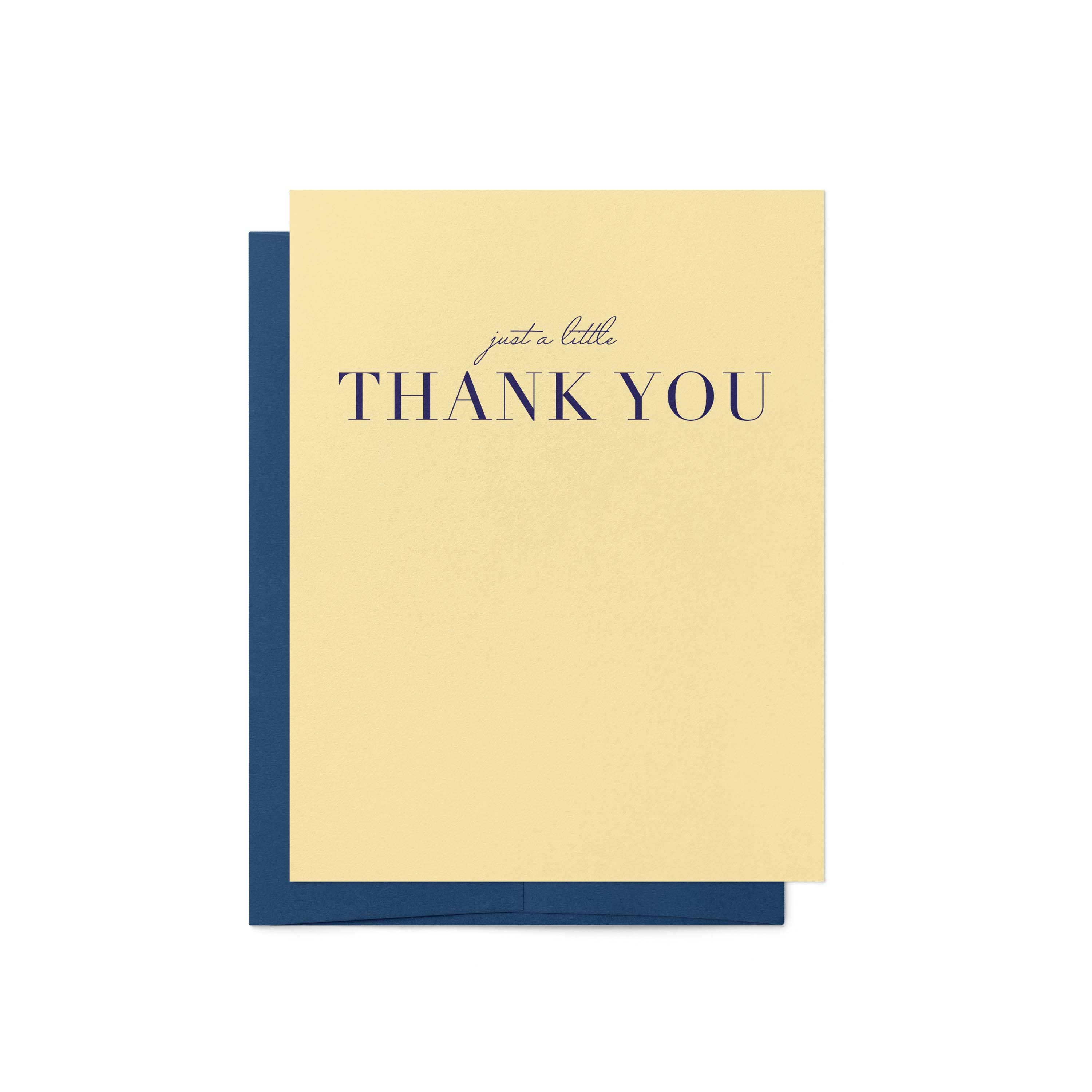 Blú Rose - Wholesale Thank You Card - Just a Little Thank You Greeting Card Set | Box of 82