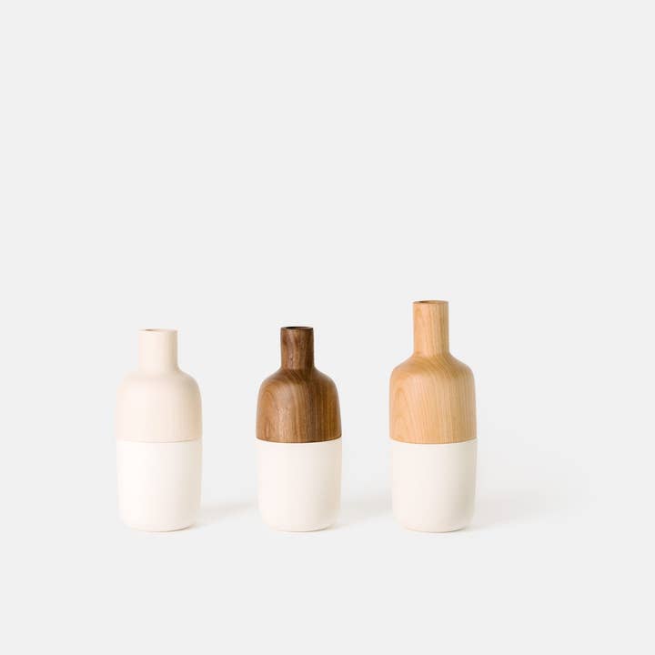 Limited Edition: Marais Vase Collection | White Stoneware for wholesale by Melanie Abrantes