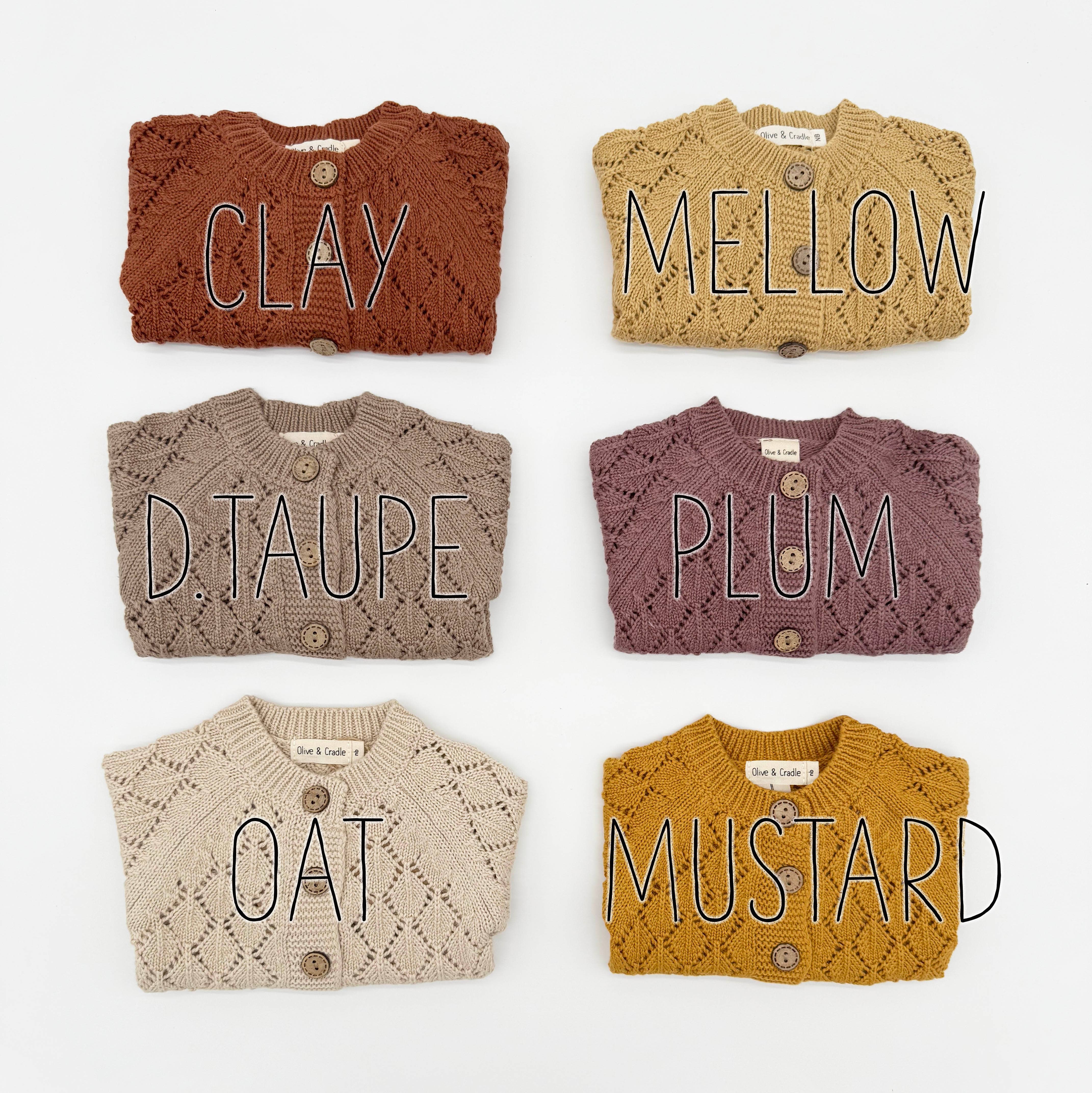 OLIVE & CRADLE – cardigan - Bebé por atacado – Cardigã Annie Diamond1