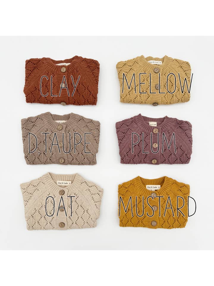 OLIVE & CRADLE – cardigan - Bebé por atacado – Cardigã Annie Diamond1