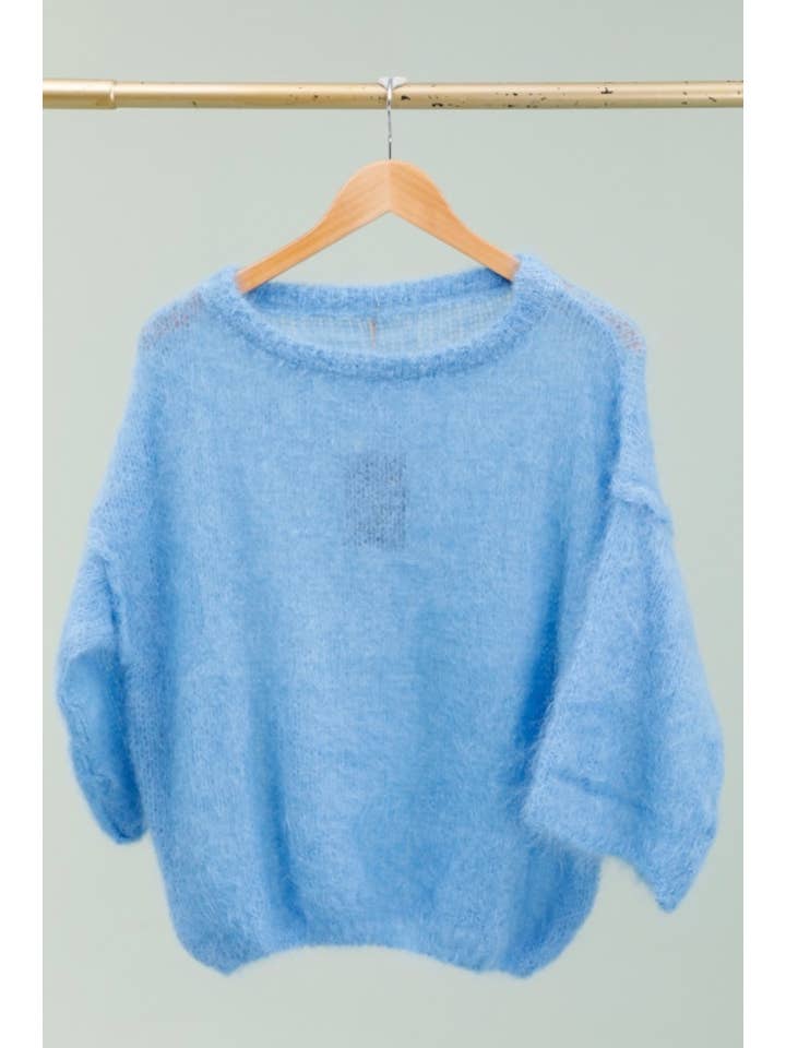 LÉA & LUC - Wholesale Knitted jumper – Women′s - Mohair sweater REF. 215767