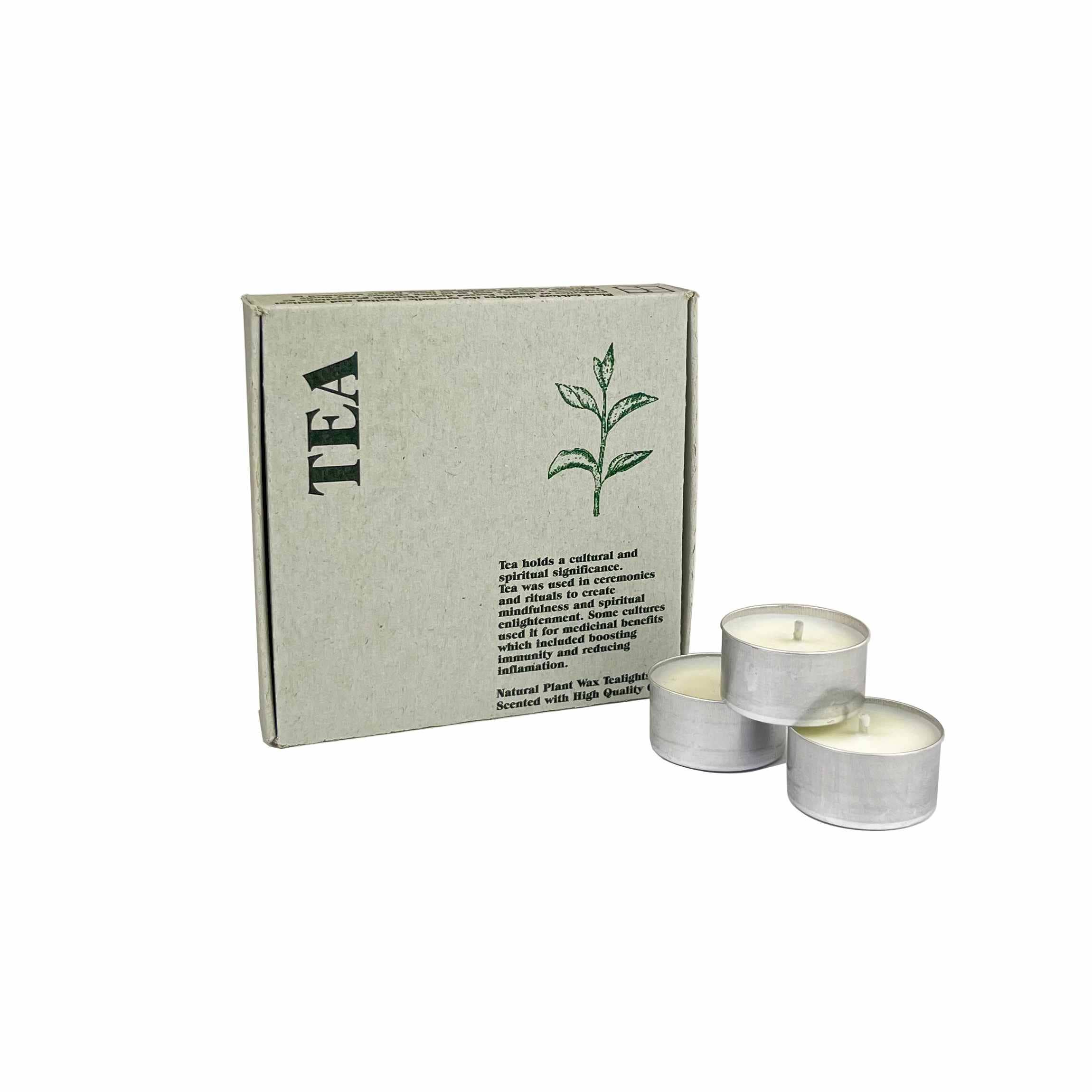 Heaven Scent Incense Ltd - Wholesale Tea light candles - NEW! Green Botanical Range Box of 9 Scented Tealights14