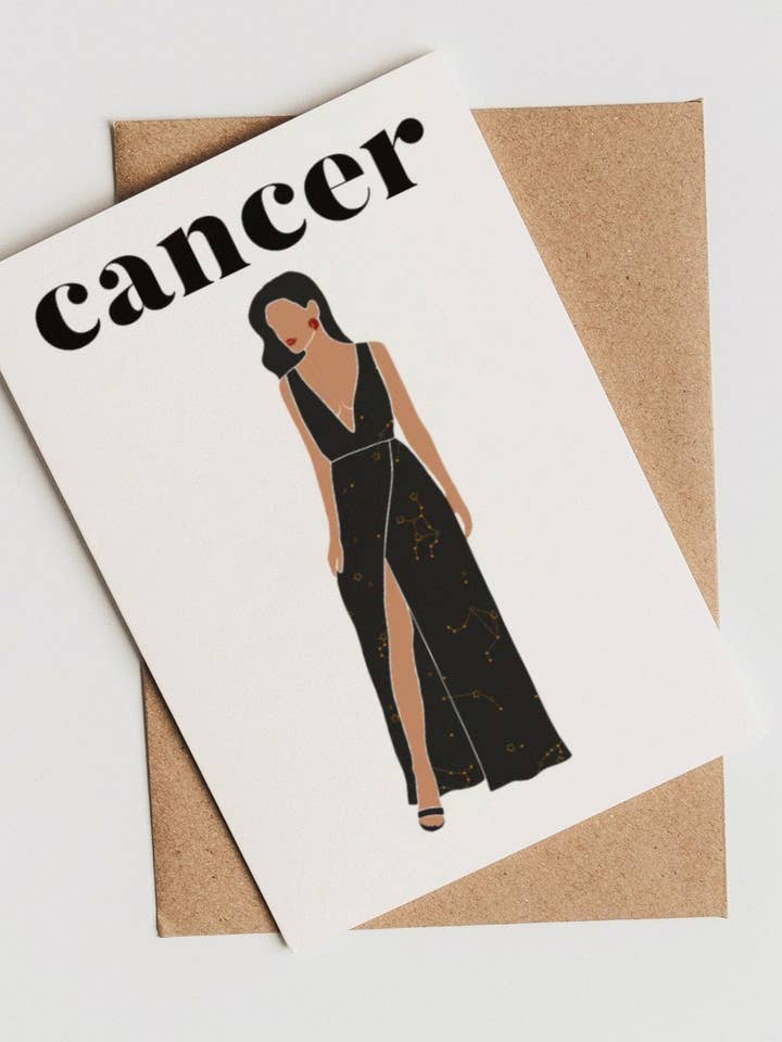 Krebs-Notizkarten — Einzelkarte für den Großhandel von Lolita K Studio