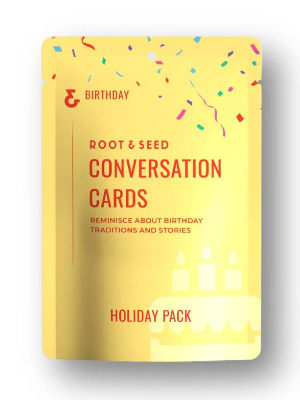 Birthday Conversation Pack for wholesale by Root & Seed
