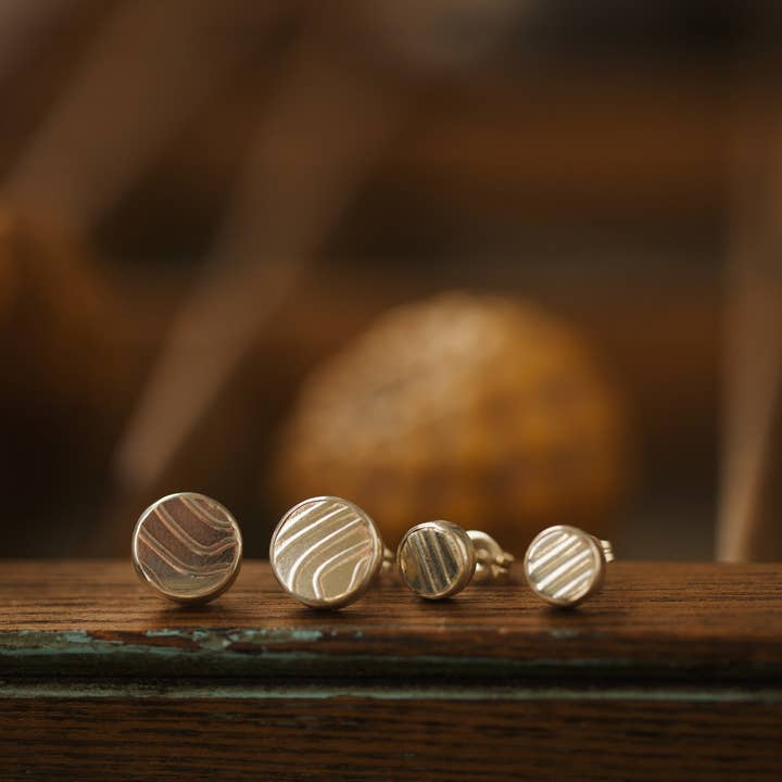 Mozzafiato Stud Earrings - Silver for wholesale by Martini Metal Craft