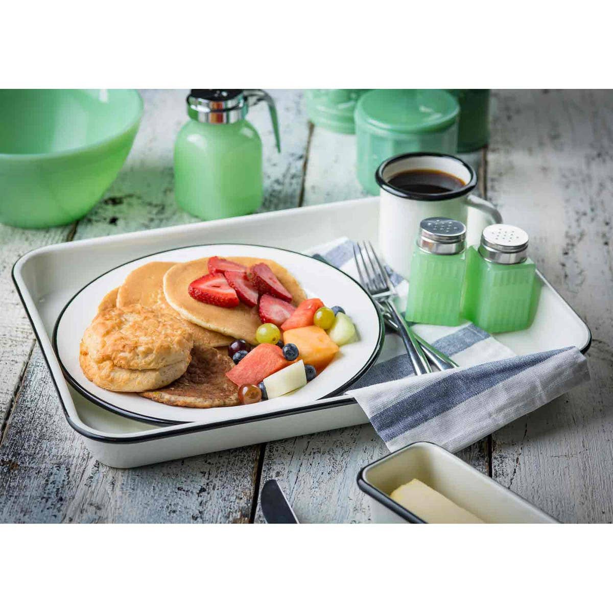 TableCraft Products Company - Wholesale Baking Dish - Enamelware Collection Sheet Pan, 16.25 x 11.5"2