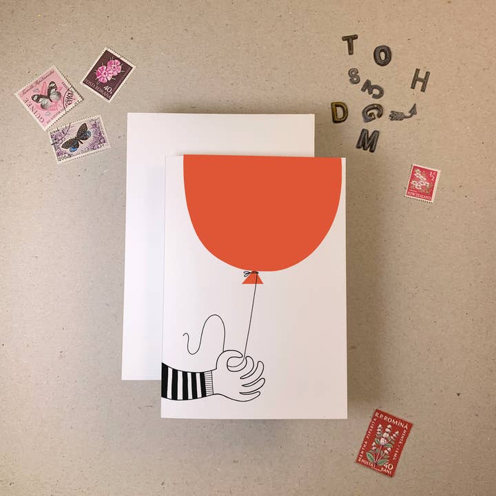 BALLOON CARD for wholesale by IMOGEN OWEN