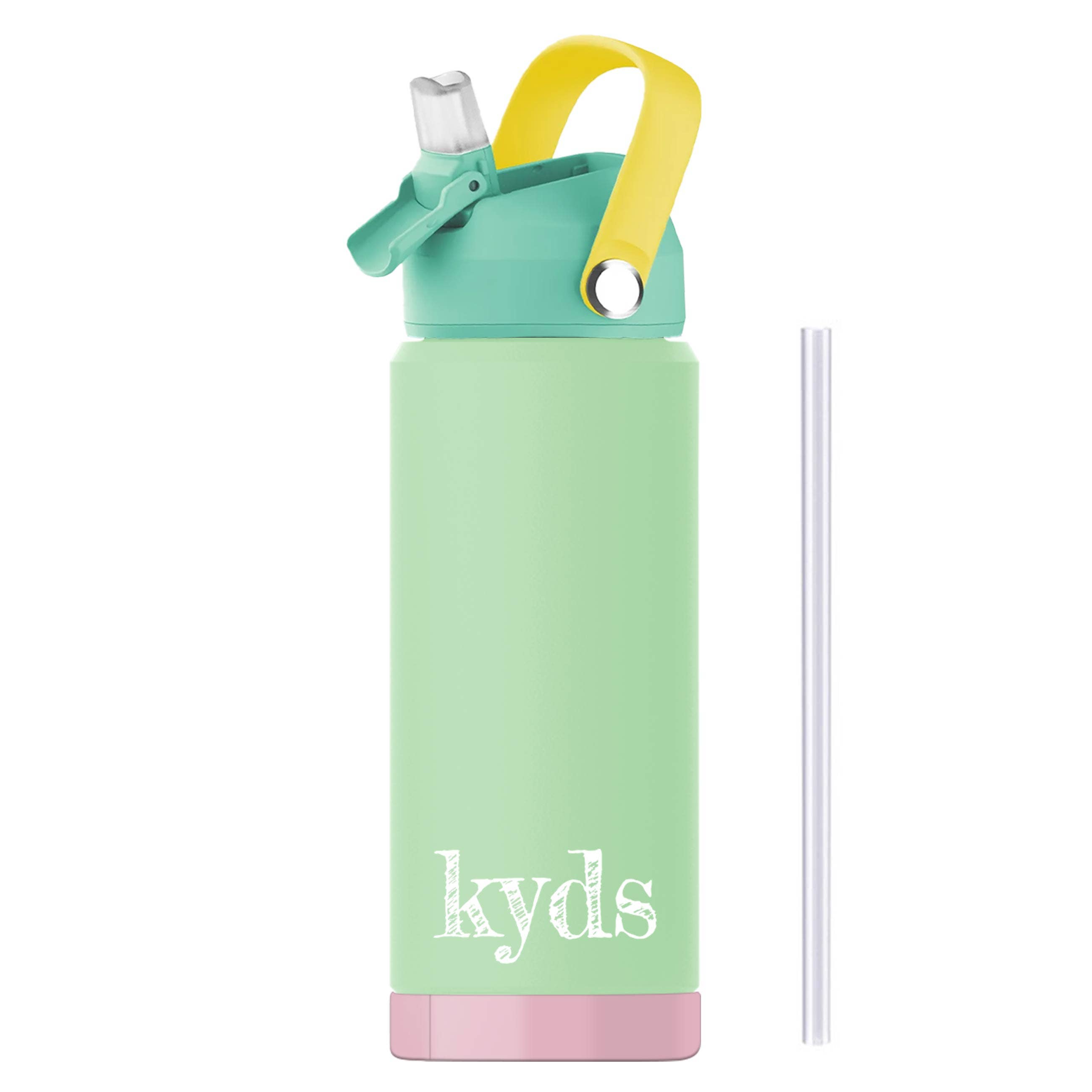 Brandt & Rieck GbR - Wholesale Waterfles - Drinkfles 500 ml - Lichtgroen/Roze0