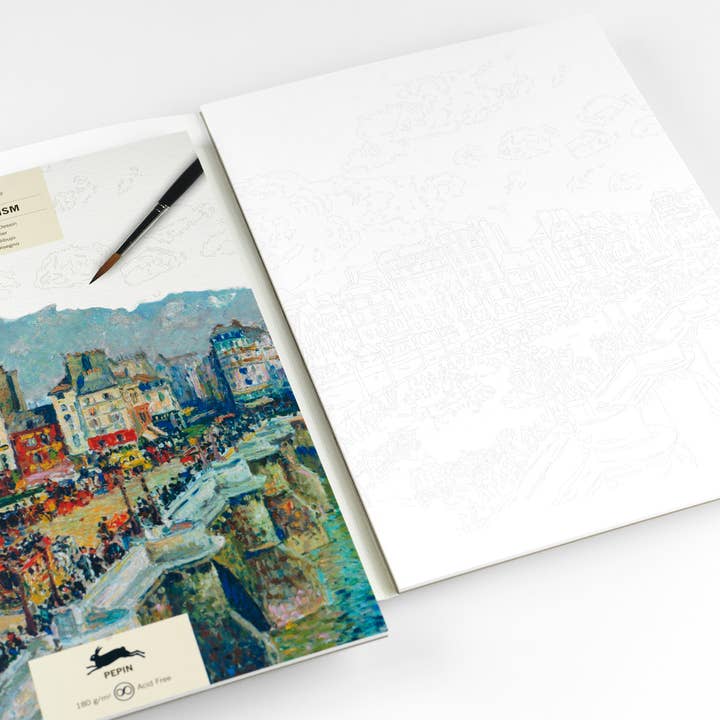 Pepin Press - Wholesale Coloring Book - Adult - Impressionism Artists' Colouring Book