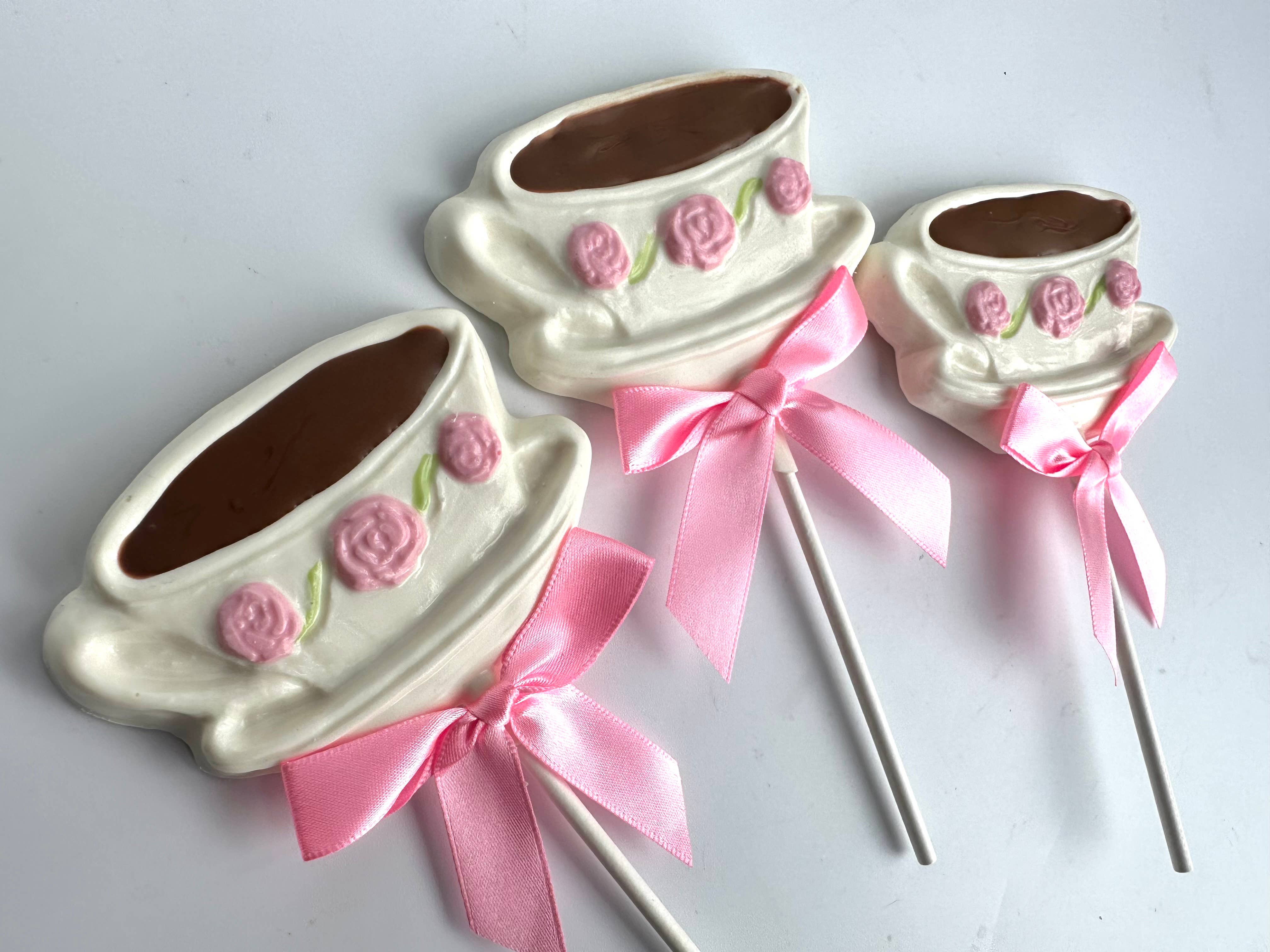 Delightful Chocolates - Wholesale Lollipop - Teacup Chocolate Lollipops0