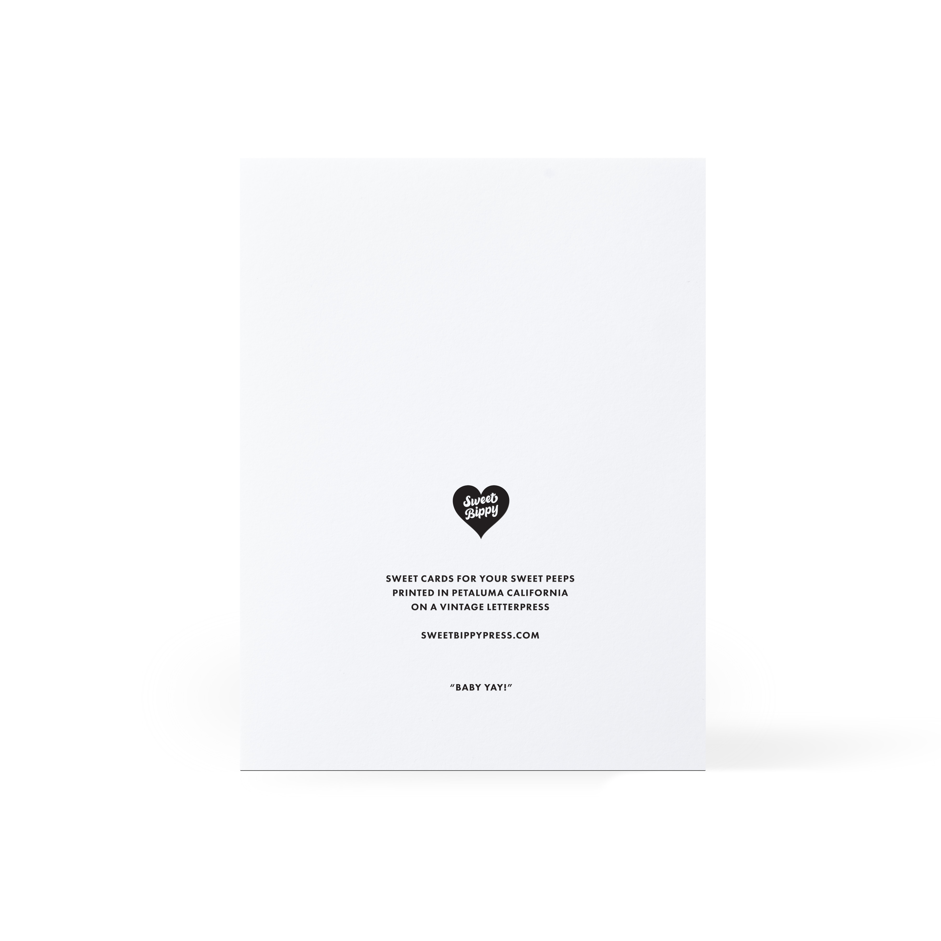 Sweet Bippy Press - Wholesale Baby Card - Baby Yay!1