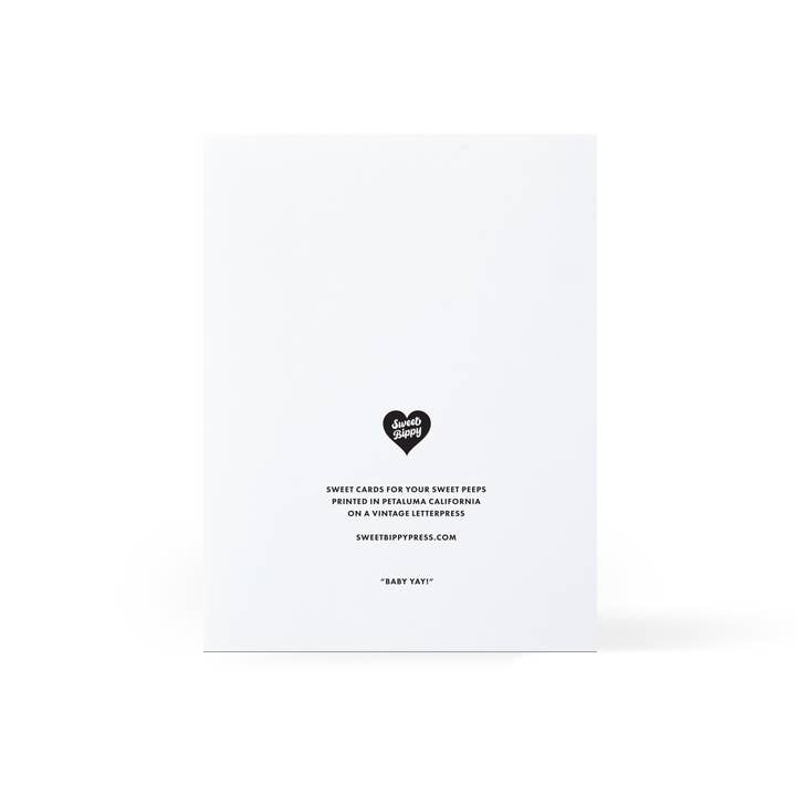 Sweet Bippy Press - Wholesale Baby Card - Baby Yay!1