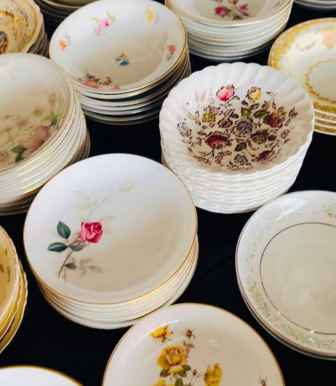 The Delicate Dish - Wholesale Bowl - Vintage Mismatched China Bowls 7