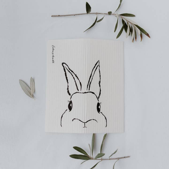 Sponge cloths bunny in a set of 3 (pack of 10) for wholesale by Eulenschnitt