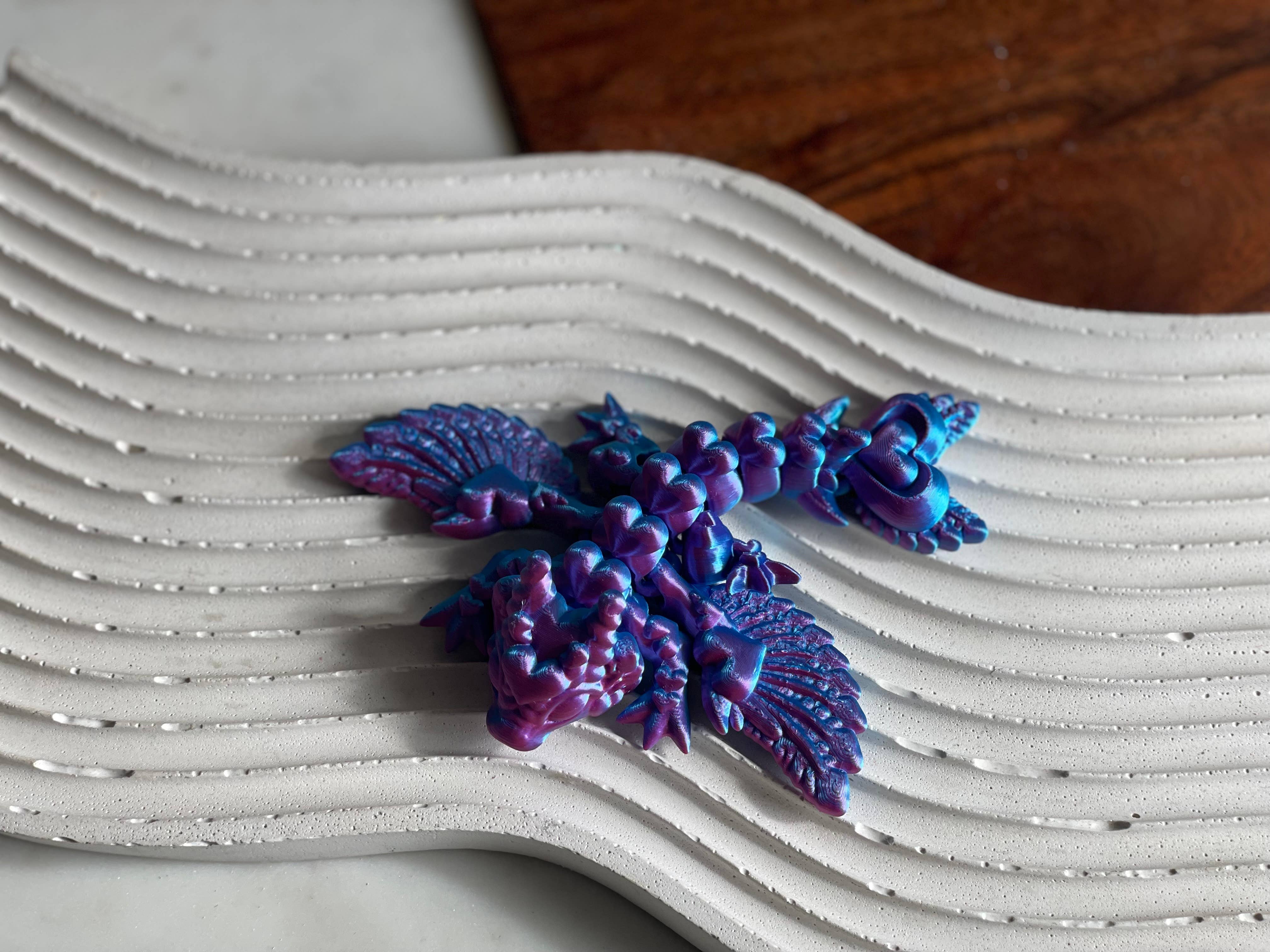 Cloud Nine 3d Studio - Wholesale Fidget Toy - Kids - Mini Heart Dragon, Love Dragon Tadpole, Pocket Pet, Fidget1