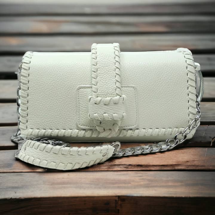 Borsetta in vitello dollarino modello Yaya big bag per la vendita all'ingrosso da parte di Brunocenere