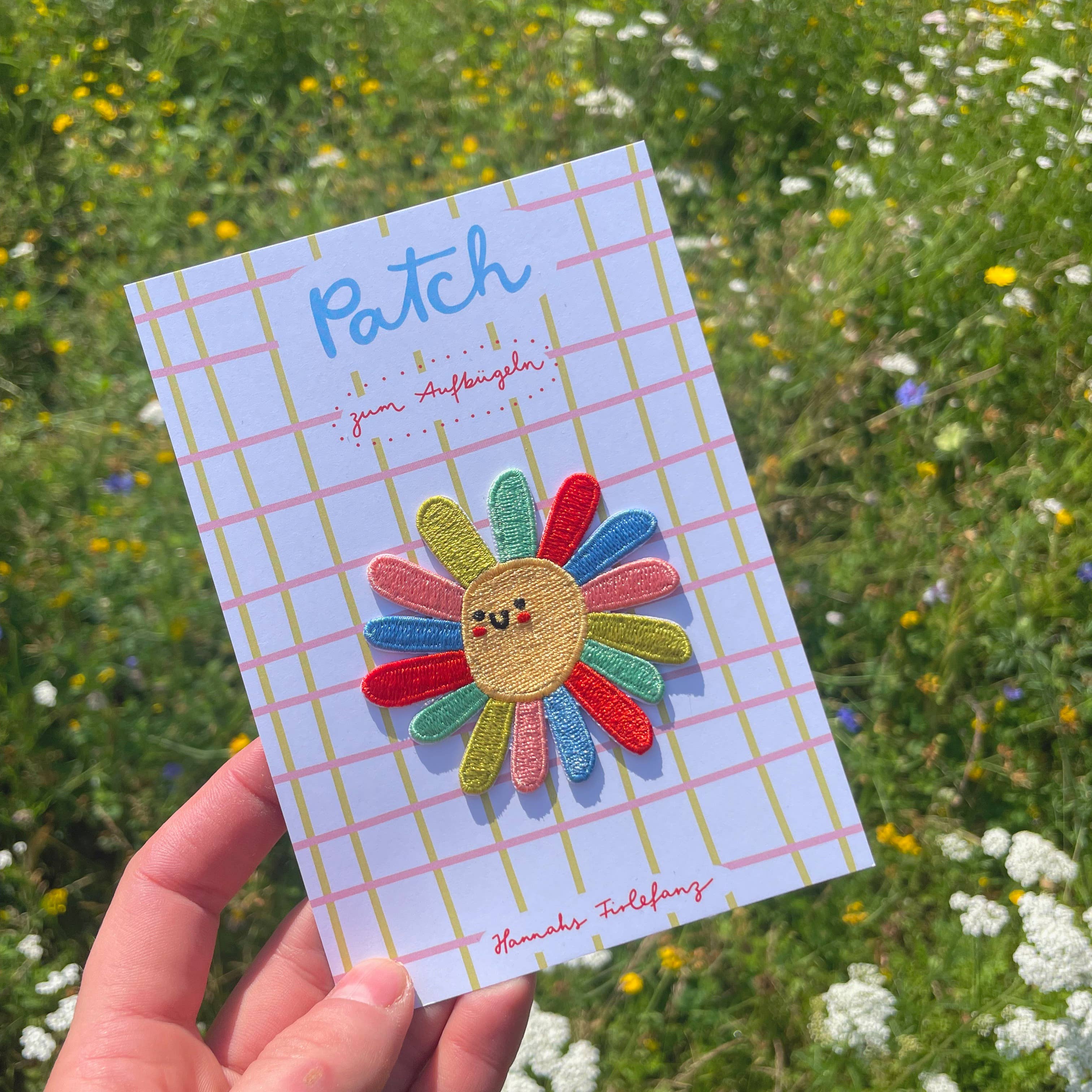 Hannahs Firlefanz - Wholesale Patch - Iron-On Patch Flower Design – Patch for Kids4