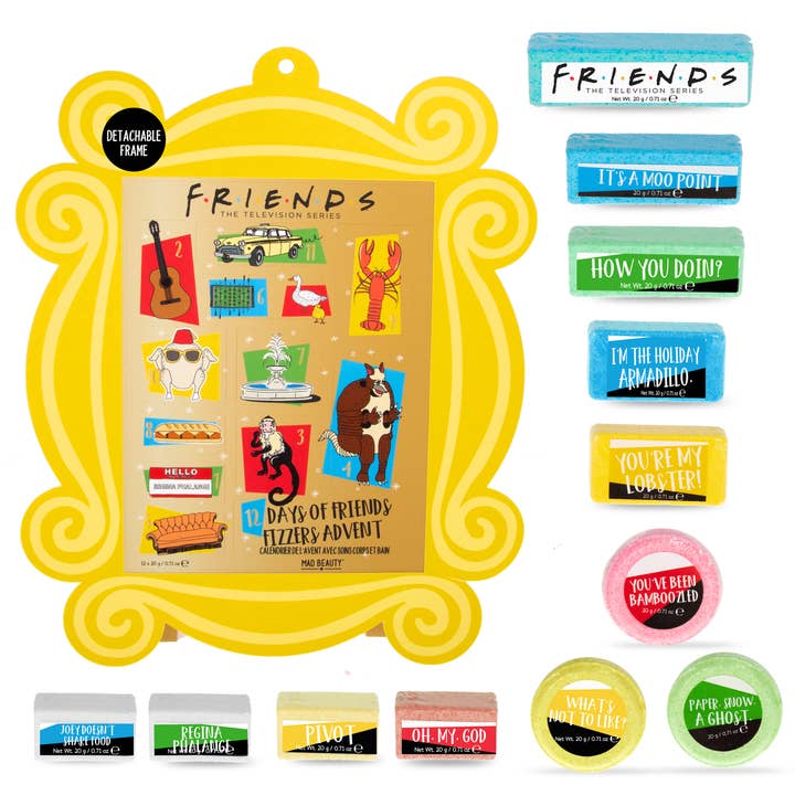 Mad Beauty USA LLC - Wholesale Bath Bomb/Fizz - Mad Beauty Warner Friends Advent - 6pc