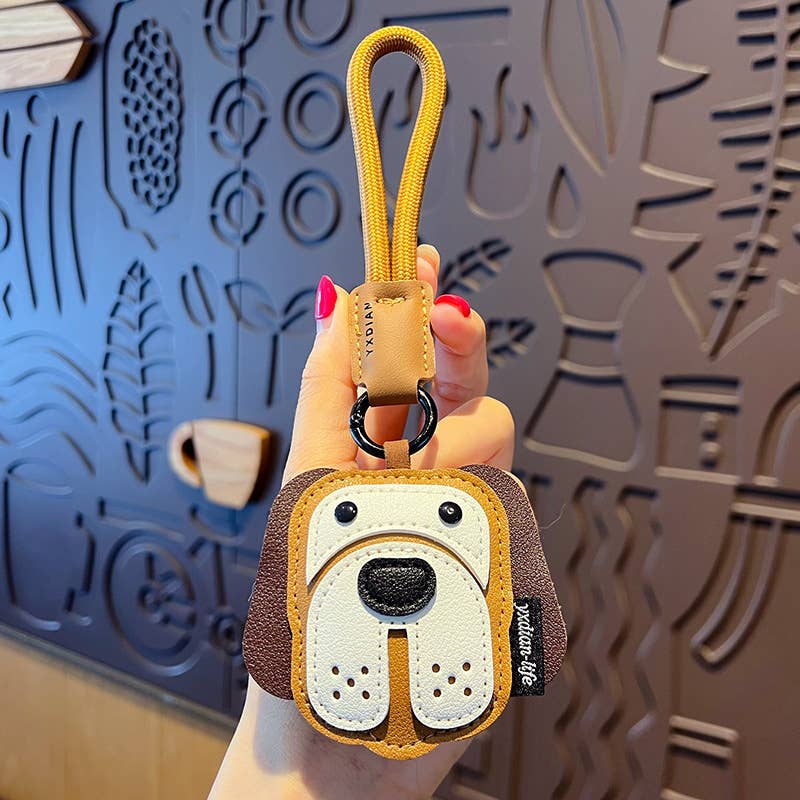 MKS America - Wholesale Keychain - Women's - Creative Leather Puppy Series Keychain Pendant0