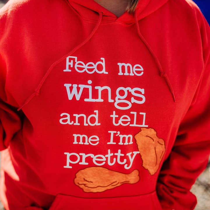 Feed me wings Hoodie for wholesale by Positivelyuu