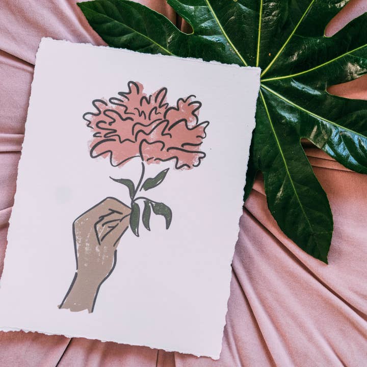 8" x 10" Partagez votre fleur pour la vente par Melarie Odelusi