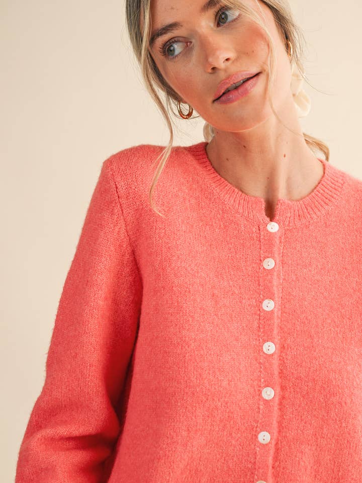 &MERCI - Wholesale Cardigan - Women's - MARLED KNIT SWEATER CARDIGAN MSW1124834